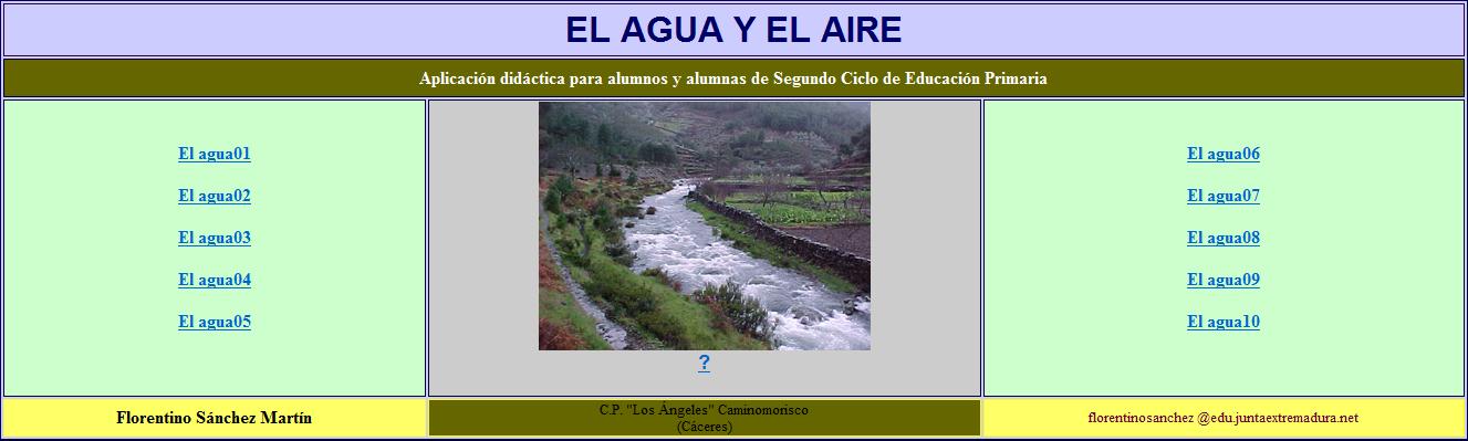 El agua y el aire | Recurso educativo 34612