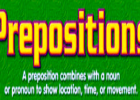 Webquest: Prepositions | Recurso educativo 35344