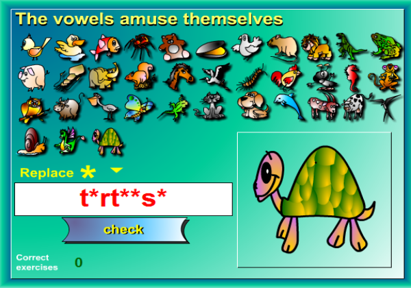 Animal vowels | Recurso educativo 37598