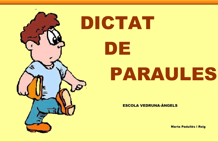 Dictat de paraules | Recurso educativo 38712