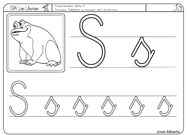 Lectoescritura: S | Recurso educativo 39654