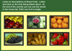 Describing fruit | Recurso educativo 40090