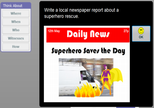 Superhero report | Recurso educativo 42175