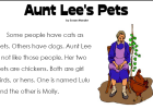 Aunt Lee's pets | Recurso educativo 42809