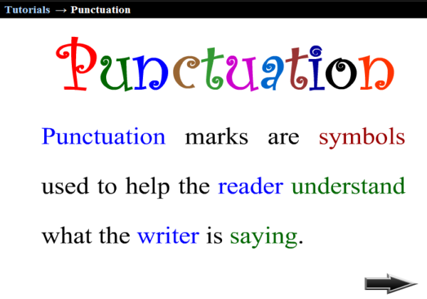 Punctuation | Recurso educativo 43084