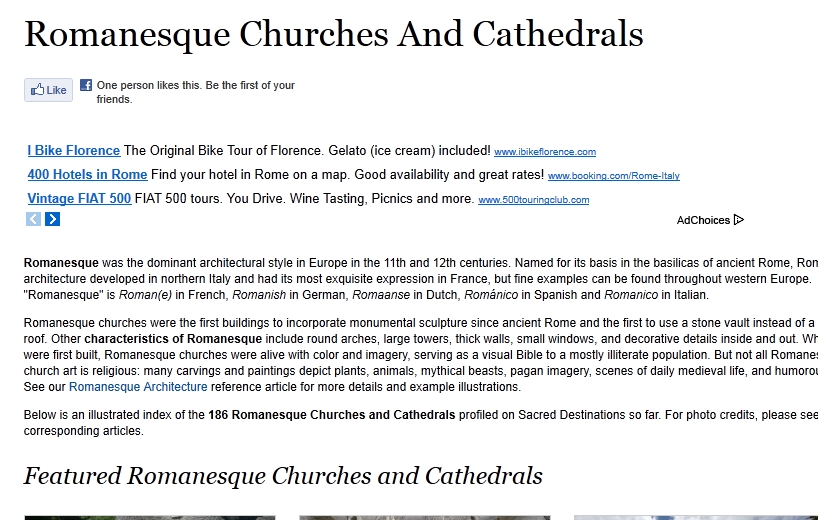Romanesque Churches and Cathedrals | Recurso educativo 44404
