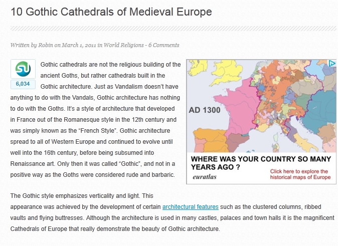 10 Gothic Cathedrals | Recurso educativo 44417