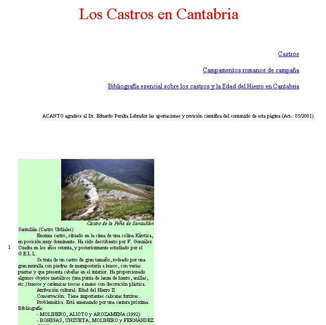 Los Castros en Cantabria | Recurso educativo 44426
