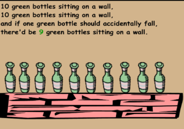 Ten green bottles | Recurso educativo 47228