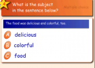 Subject in a sentence | Recurso educativo 47400