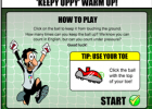 Game: Keepy-Uppy! Warm up! | Recurso educativo 47520