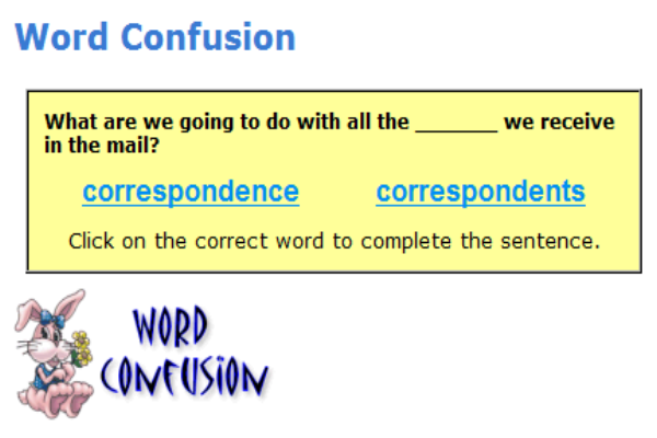 Word confusion | Recurso educativo 49260
