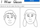 I wear glasses | Recurso educativo 53795