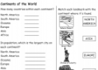 Continents of the world | Recurso educativo 54762