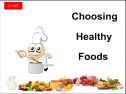 Choosing healthy foods | Recurso educativo 54788