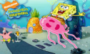 Puzzles: Bob Esponja montado en una medusa | Recurso educativo 61287