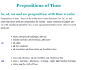 Lesson: Prepositions of time | Recurso educativo 61936