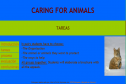 Webquest: Caring for animals | Recurso educativo 10333