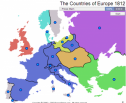 The countries of Europe 1812 | Recurso educativo 62215