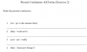 Present continuous: All forms (2) | Recurso educativo 62324