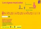 Los signos musicales II | Recurso educativo 66722