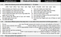 Parts of the body | Recurso educativo 70440