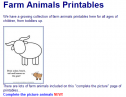 Farm animals printables | Recurso educativo 75490