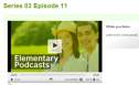 Elementary podcasts: Series 03 Episode 11 | Recurso educativo 77139