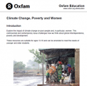 Lesson plant: Climate change, poverty and women | Recurso educativo 77485