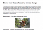 Stories of those affected by climate change | Recurso educativo 77529