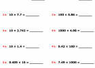 Ejercicios de decimales 8: Multiplicación | Recurso educativo 104899