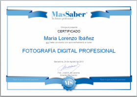 Curso de Fotografía digital profesional | MasSaber | Recurso educativo 114044