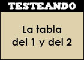 La tabla del 1 y del 2 | Recurso educativo 351232