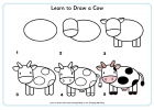 Cómo dibujar una vaca | Recurso educativo 677809