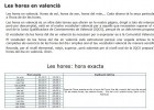 Les hores en valencià | Recurso educativo 684245