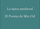 El Poema de Mio Cid i l'èpica medieval | Recurso educativo 685663