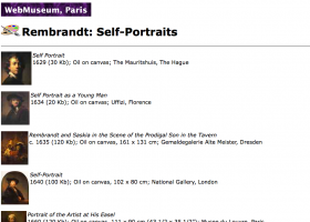WebMuseum: Rembrandt: Self-Portraits | Recurso educativo 728887
