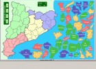 Comarques de Catalunya. Mapa interactiu de Cataluya. | Recurso educativo 729160
