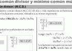 MCD y MCM de fracciones algebraicas | Recurso educativo 734502