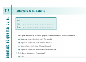 Estructura de la matèria | Recurso educativo 732037