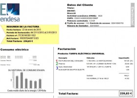 Practiquem amb una factura d'electricitat | Recurso educativo 748376