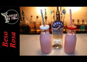 Cocktails con Ron - Coctel Beso Rosa | Recurso educativo 749388