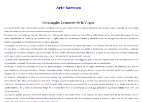 Caravaggio: La muerte de la Virgen | Recurso educativo 755804