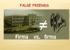 False Friends Exercise | Recurso educativo 764000