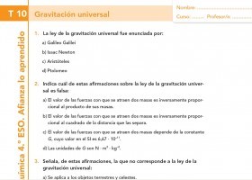 Gravitación universal | Recurso educativo 736964