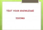 IDIOMS TESTS W. SM | Recurso educativo 765968