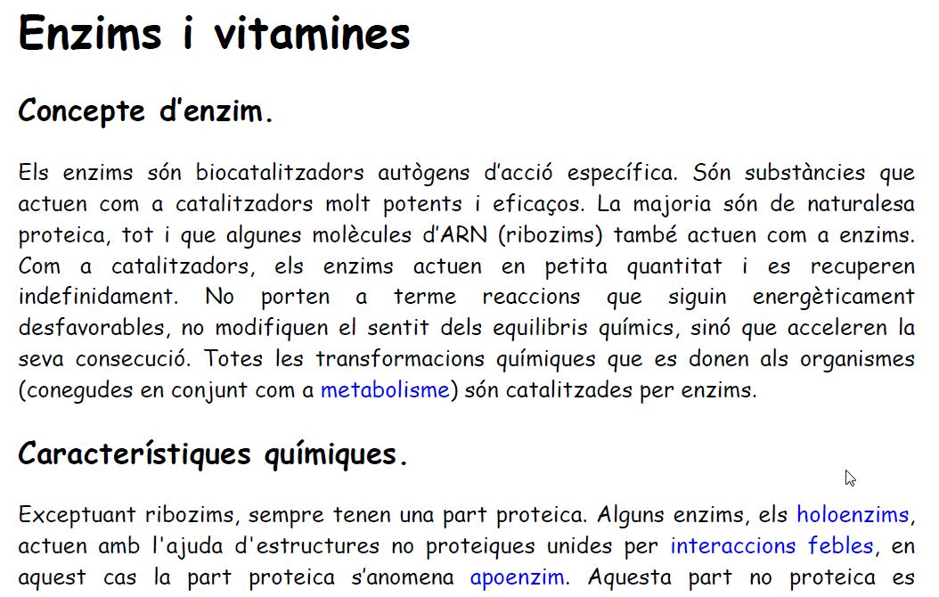 Enzims i vitamins | Recurso educativo 47094