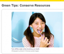 Green tips: Conserve resources | Recurso educativo 71025