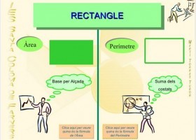 Àrea i perímetres figures planes | Recurso educativo 738181