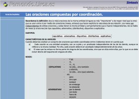  Las oraciones compuestas por coordinación. | Recurso educativo 750309